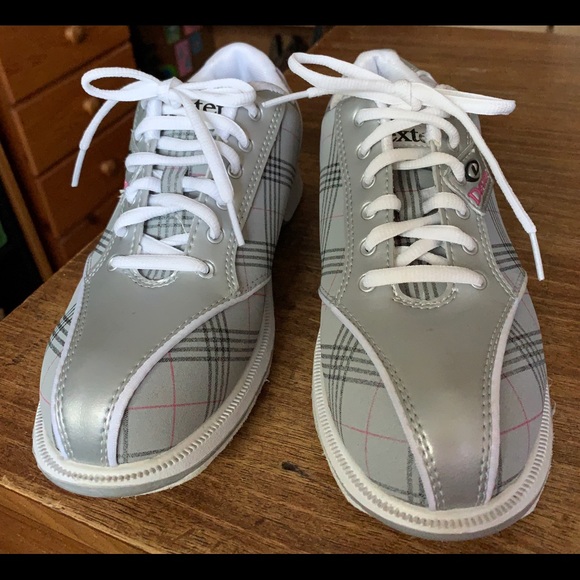 Dexter Shoes Dexter Ana 6 2 Gray Plaid Bowling Shoes